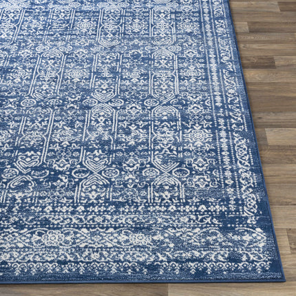 Michie Dark Blue Area Rug - Clearance Rugs TriadCommerceInc