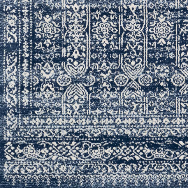 Michie Dark Blue Area Rug - Clearance Rugs TriadCommerceInc
