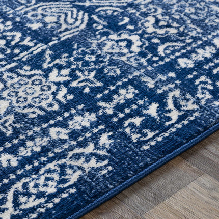 Michie Dark Blue Area Rug - Clearance Rugs TriadCommerceInc