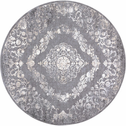 Battleview Updated Traditional Tibetan Rug Rugs TriadCommerceInc 7'10" Round