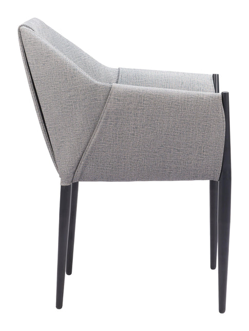 Andover Dining Chair (Set of 2) Slate Gray Chairs TriadCommerceInc   