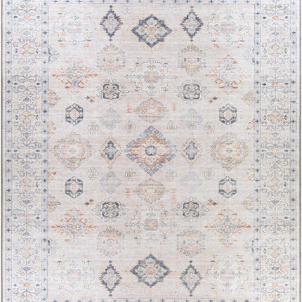 Beige Beckett Vintage Washable Area Rug - Promo Rugs TriadCommerceInc 7'6'' x 9'6'' Rectangle