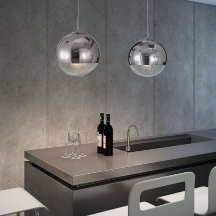 Kinetic Ceiling Lamp Chrome Pendants TriadCommerceInc   