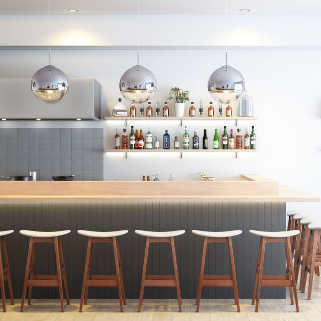 Kinetic Ceiling Lamp Chrome Pendants TriadCommerceInc   