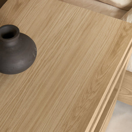 Sofita Wood Nightstand - White Oak End Tables TriadCommerceInc