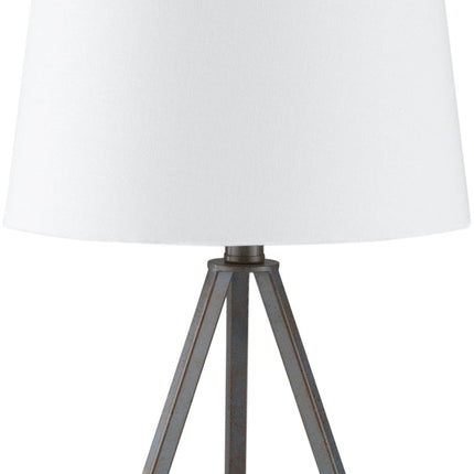 Modling Modern White Table Lamp Lighting TriadCommerceInc 16.5"H x 9"W x 9"D