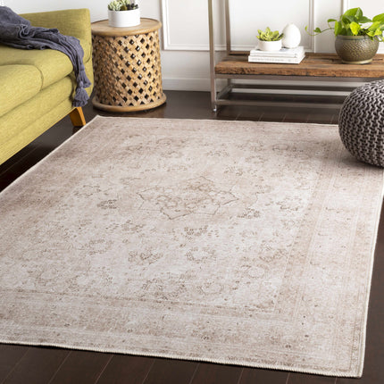Bethany Vintage Flat Pile Washable Rug Rugs TriadCommerceInc