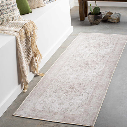 Bethany Vintage Flat Pile Washable Rug Rugs TriadCommerceInc