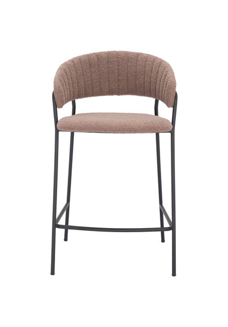 Josephine Counter Stool (Set of 2) Brown Counter Stools TriadCommerceInc   