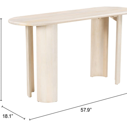 Risan Console Table Natural Console Tables TriadCommerceInc   