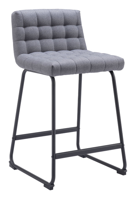 Pago Counter Stool (Set of 2) Gray Counter Stools TriadCommerceInc Default Title  