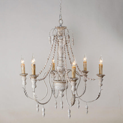 Billiter 6-Light Wood Chandelier TriadCommerceInc