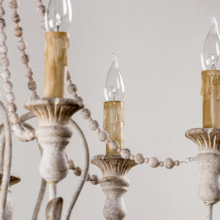 Billiter 6-Light Wood Chandelier TriadCommerceInc