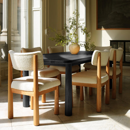 Topa Topa Rectangular Dining Table - Black - 90" Kitchen & Dining Room Tables TriadCommerceInc