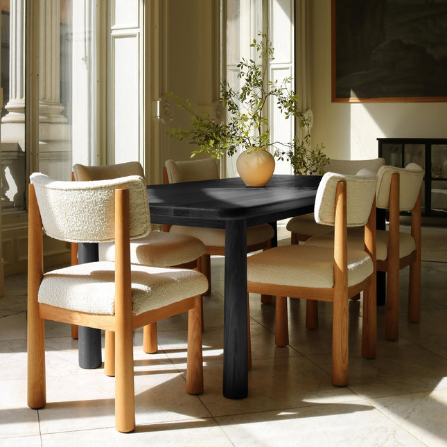 Topa Topa Rectangular Dining Table - Black - 90" Kitchen & Dining Room Tables TriadCommerceInc