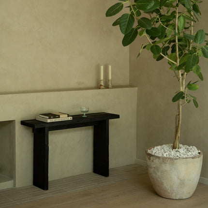 Shou Sugi Ban Entry Console Entry Console TriadCommerceInc
