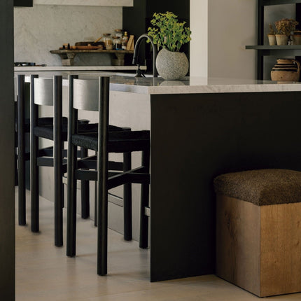 Nonna Counter Stool - Black Counter Stools TriadCommerceInc