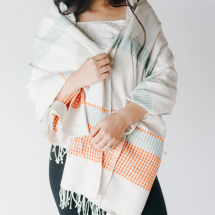 Camden Handwoven Cotton Throw Blanket Blankets TriadCommerceInc   
