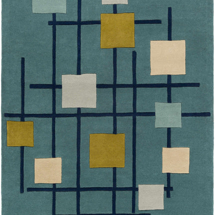Bellvue Modern Wool Rug Rugs TriadCommerceInc * 5' x 8' Rectangle