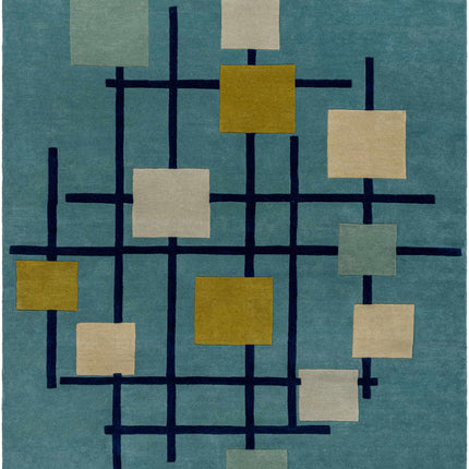 Bellvue Modern Wool Rug Rugs TriadCommerceInc 7'6" x 9'6" Rectangle