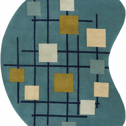 Bellvue Modern Wool Rug Rugs TriadCommerceInc