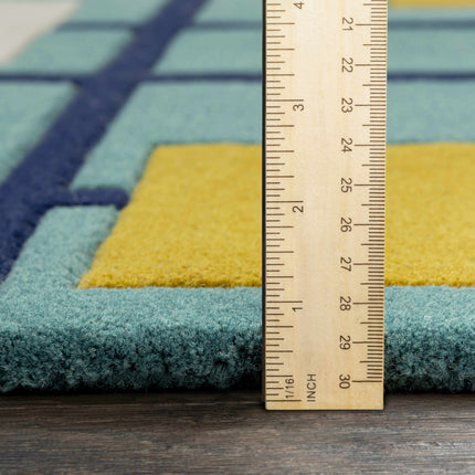 Bellvue Modern Wool Rug Rugs TriadCommerceInc