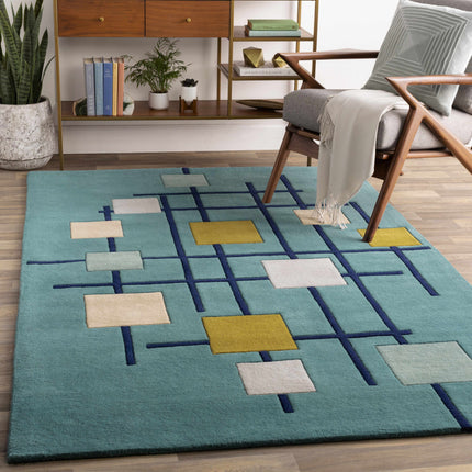 Bellvue Modern Wool Rug Rugs TriadCommerceInc