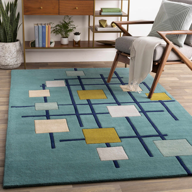 Bellvue Modern Wool Rug Rugs TriadCommerceInc