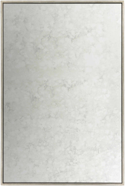 Belleview Silver Gray Iron Mirror Decor TriadCommerceInc 47.2" x 31.5" Rectangle