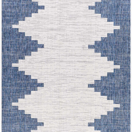 Djugun Navy Indoor & Outdoor Rug Rugs TriadCommerceInc 5'3" x 7'7" Rectangle