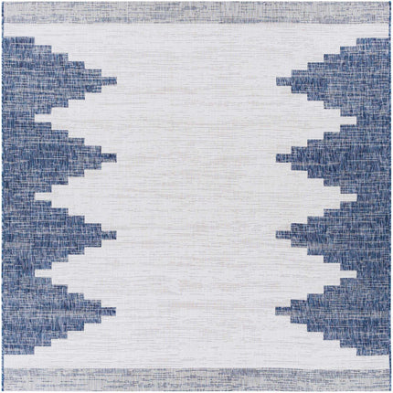Djugun Navy Indoor & Outdoor Rug Rugs TriadCommerceInc 6'7" Square