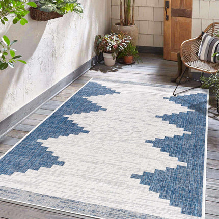 Djugun Navy Indoor & Outdoor Rug Rugs TriadCommerceInc