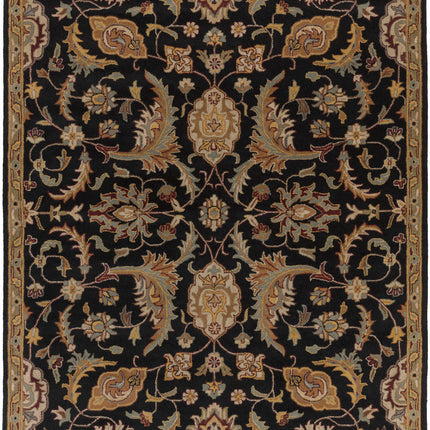 Blomkest Black&Yellow Traditional Wool Carpet - Promo Rugs TriadCommerceInc