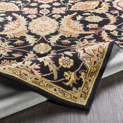 Blomkest Black&Yellow Traditional Wool Carpet - Promo Rugs TriadCommerceInc
