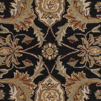 Blomkest Black&Yellow Traditional Wool Carpet - Promo Rugs TriadCommerceInc