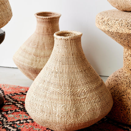 Binga Nongo Natural Woven Gourd Basket Baskets & Vessels TriadCommerceInc