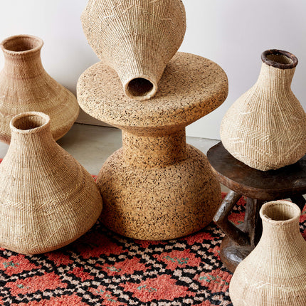 Binga Nongo Natural Woven Gourd Basket Baskets & Vessels TriadCommerceInc