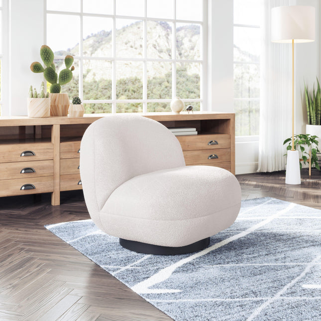 Myanmar Accent Chair Cream Chairs TriadCommerceInc   