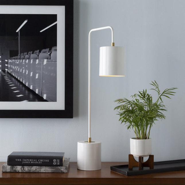 Schwaz Modern White Table Lamp Home Decor > Lighting > Lamp > Table Lamps TriadCommerceInc