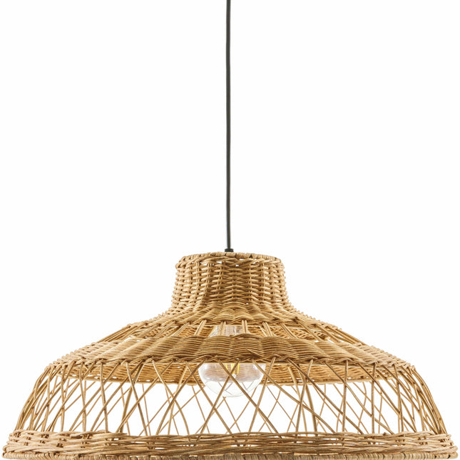 Bailleval Dark Brown Rattan Pendant Pendants TriadCommerceInc