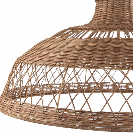 Bailleval Dark Brown Rattan Pendant Pendants TriadCommerceInc