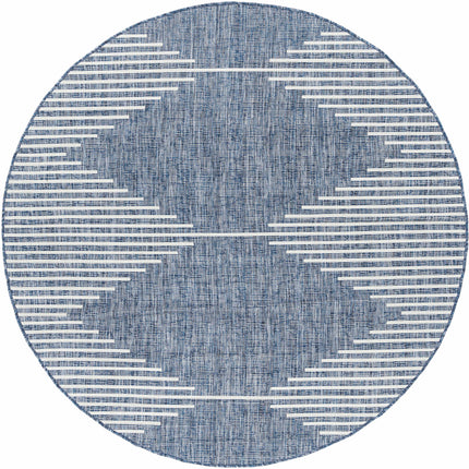 Stephan Navy Outdoor Rug Rugs TriadCommerceInc 6'7" Round