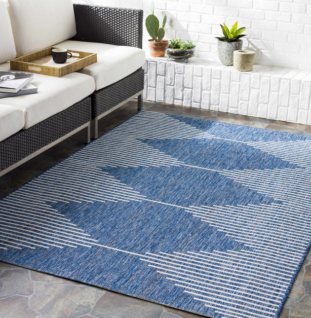 Stephan Navy Outdoor Rug Rugs TriadCommerceInc
