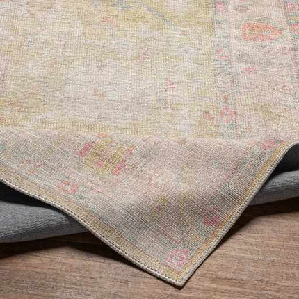 Bozkurt Vintage Flat Pile Washable Rug Rugs TriadCommerceInc