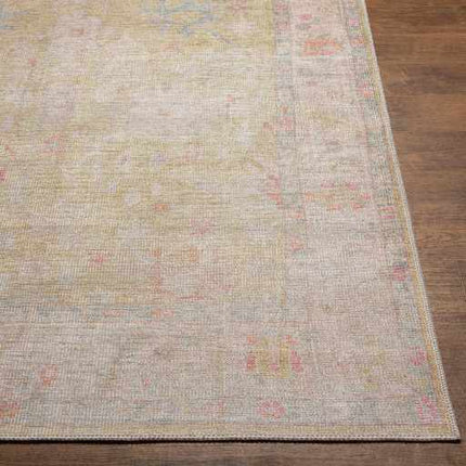 Bozkurt Vintage Flat Pile Washable Rug Rugs TriadCommerceInc