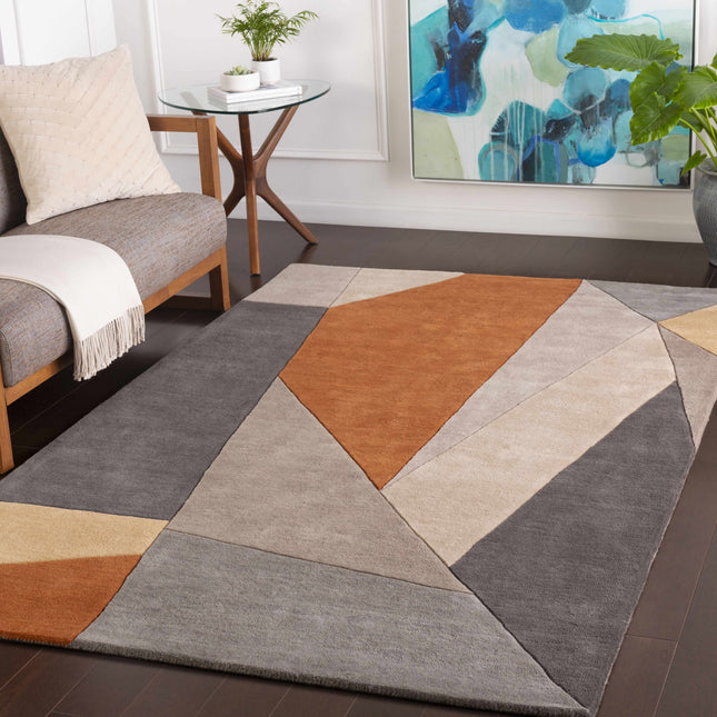 Bracknell Modern Wool Rug Rugs TriadCommerceInc