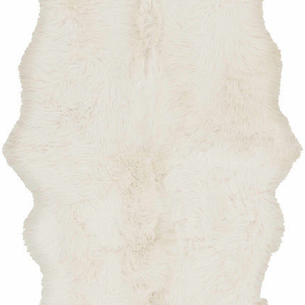 Premium White Soft Sheepskin Rug Rugs TriadCommerceInc 4' x 6' Rectangle