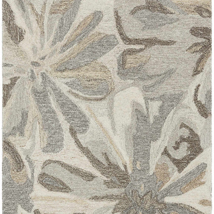 Ilfeld Athena Beige Floral Wool Rug Rugs TriadCommerceInc 2'6" x 8' Runner