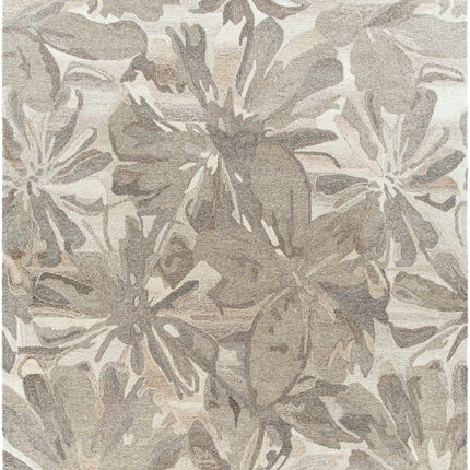 Ilfeld Athena Beige Floral Wool Rug Rugs TriadCommerceInc 7'6" x 9'6" Rectangle