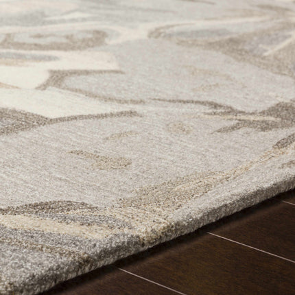 Ilfeld Athena Beige Floral Wool Rug Rugs TriadCommerceInc
